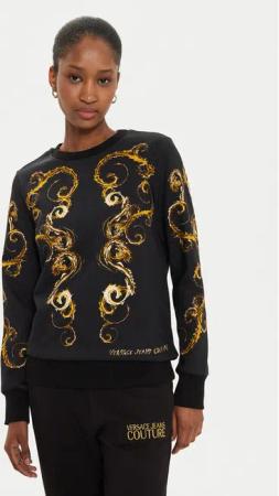 Versace Jeans Couture Sweatshirt 77HAI3P9 Schwarz Regular Fit