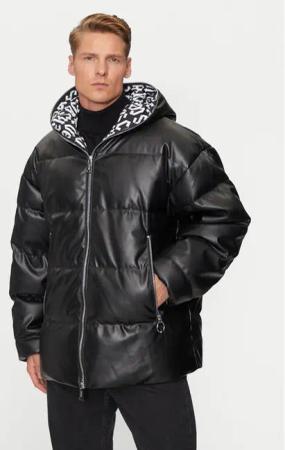 Versace Jeans Couture Daunenjacke 77GAU421 Schwarz Loose Fit
