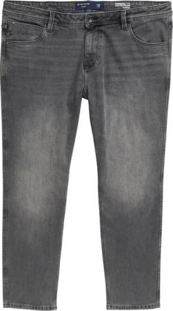 TOM TAILOR Herren Plus Size - Regular Jeans, grau, Uni, Gr. 40/32
