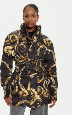 Versace Jeans Couture Daunenjacke 77HAU415 Schwarz Slim Fit