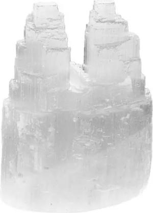 NKlaus Edelstein Selenit Turm 10x7,5cm – Energie & Schutz für Räume, Meditation