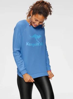 KangaROOS Sweatshirt, Langarm, figurumspielender Schnitt, mit Print, Rundhalsausschnitt