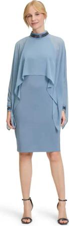 Vera Mont Cocktailkleid "Vera Mont Cocktailkleid mit Stehkragen", Materialmix