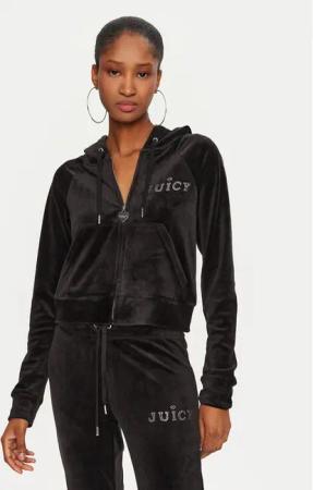 Juicy Couture Sweatshirt Regal Madison JCBAS224828 Schwarz Slim Fit