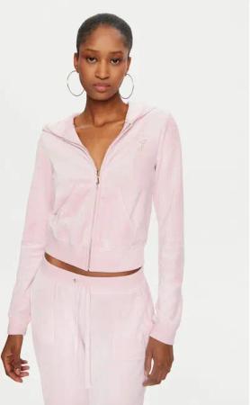 Juicy Couture Sweatshirt Robyn JCSEBJ007 Rosa Slim Fit