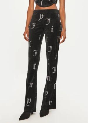 Juicy Couture Jogginghose Briah JCMBJ224253 Schwarz Flared Leg