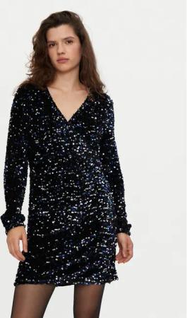Pieces Coctailkleid 17133626 Schwarz Slim Fit