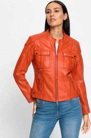 heine Allwetterjacke Lederjacke