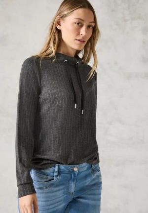 Cecil Langarmshirt, mit Stehkragen