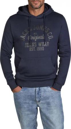 JACK & JONES Hoodie Herren Regular Fit JJEADRIAN