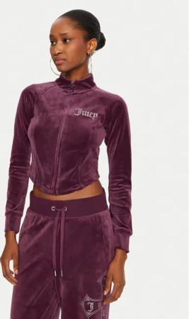 Juicy Couture Sweatshirt Morgan Cross JCBCT224832 Dunkelrot Regular Fit