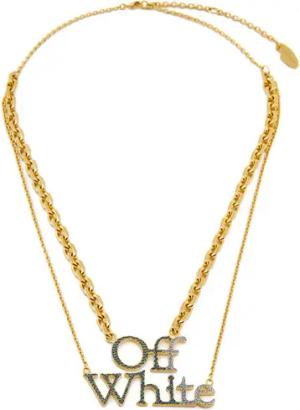 Off-White Halskette OWOB097S23MET0028445 Goldfarben