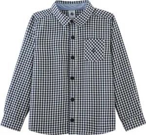 Petit Bateau Karohemd Petit Bateau kariertes Hemd Karohemd blau navy weiß