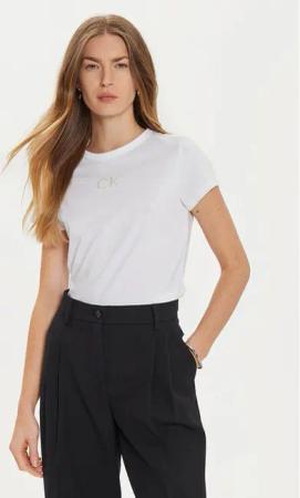 Calvin Klein T-Shirt K20K207974 Weiß Regular Fit