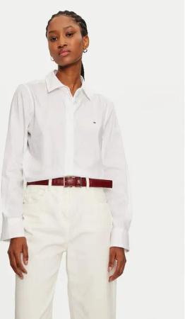 Tommy Hilfiger Hemd WW0WW44084 Weiß Regular Fit