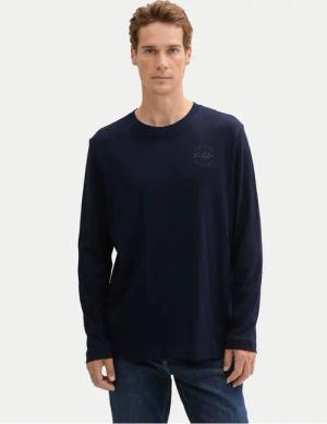 Tom Tailor Longsleeve 1043992 Dunkelblau Regular Fit