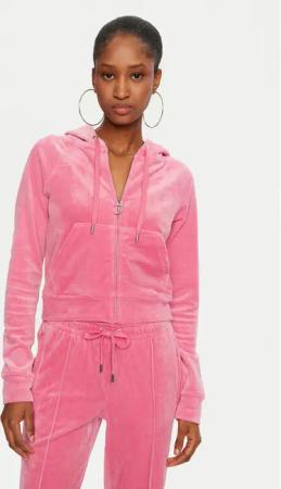 Juicy Couture Sweatshirt Madison JCWA122001 Rosa Slim Fit