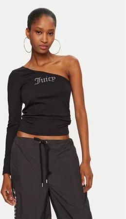 Juicy Couture Bluse Nella JCWCT24310 Schwarz Slim Fit