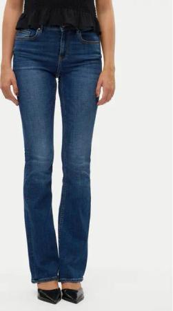 Vero Moda Jeans Flash 10310511 Dunkelblau Flared Fit