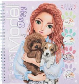 Depesche Malvorlage Create your TOPModel Doggy Malbuch Ausmalbuch Hunde