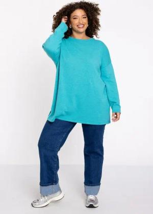YOEK Longpullover Damen Pullover Große Größen