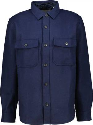 Gant Langarmhemd Herren Overshirt mit Wolle Regular Fit (1-tlg)