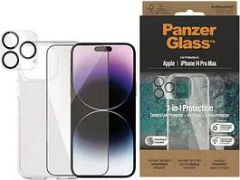 PanzerGlass™ 3-in-1 Protection Handy-Cover für Apple iPhone 14 Pro Max transparent