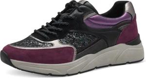 Tamaris Keilsneaker, Schnürschuh, Halbschuh, Freizeitschuh, farbenfrohe Kontrastbesätze
