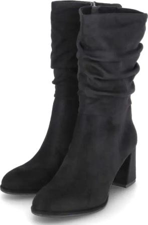 Tamaris Stiefeletten für Damen - Gr. 36 - schwarz - Textil