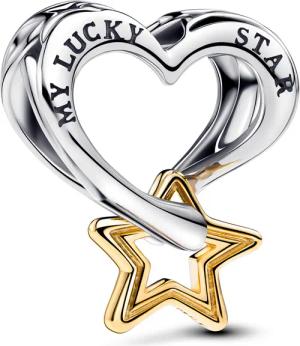 Pandora Charm - Lucky Star & Herz - 763513C00