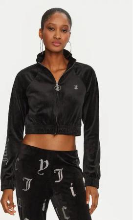Juicy Couture Sweatshirt Tasha JCWCT24305 Schwarz Slim Fit