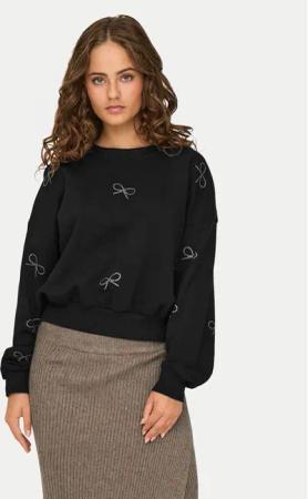 ONLY Sweatshirt Berit 15333887 Schwarz Regular Fit