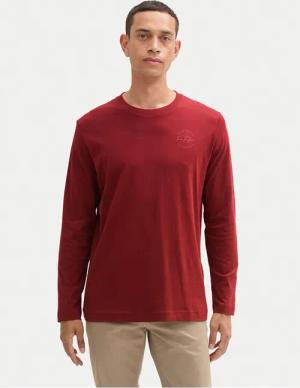 Tom Tailor Longsleeve 1043992 Rot Regular Fit