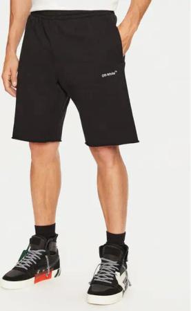 Off-White Sportshorts OMCI006S22FLE0151001 Schwarz Regular Fit