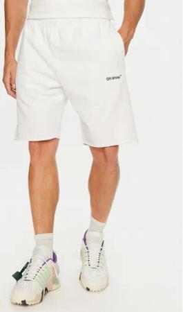 Off-White Sportshorts OMCI006G21FLE0010110 Weiß Regular Fit