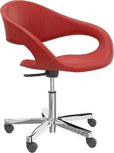 fm Besucherstuhl Elan 4260761572000 rot Stoff