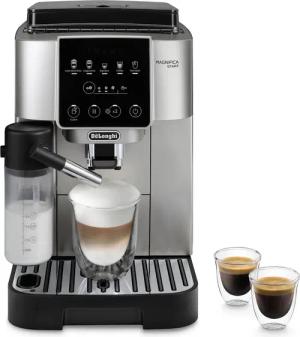 DeLonghi Kaffeevollautomat "Magnifica Start Milk ECAM220.80.SB", intuitives Bedienfeld mit Soft-Touch-Symbolen, silber-schwarz