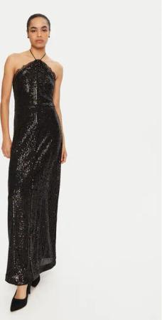 TWINSET Abendkleid 242AT2340 Schwarz Slim Fit
