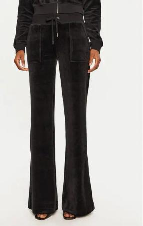 Juicy Couture Jogginghose Layla JCSEBJ001 Schwarz Flared Leg