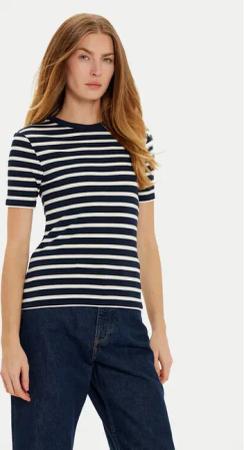 Tommy Hilfiger Bluse WW0WW43918 Dunkelblau Slim Fit