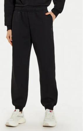 Tommy Hilfiger Jogginghose Essential WW0WW45966 Schwarz Regular Fit