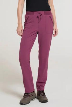 Winter Explorer Damenhose mit Fleecefutter - Burgunderrot