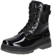 Tom Tailor Schnür Boots Damen schwarz