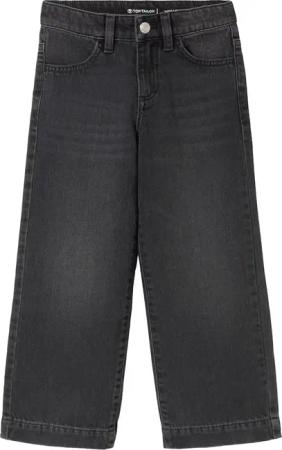 TOM TAILOR Mädchen Jeans mit recycelter Baumwolle, grau, Uni, Gr. 98