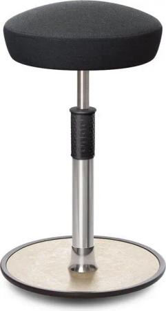 ONGO Bürostuhl Sitz- Stehhocker Free Tall Hutsitz kvadrat Remix Anthrazit chrom /cre.