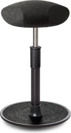 ONGO Bürostuhl Sitz- Stehhocker Free Tall Triangel kvadrat Divina Mel. Anthrazit sw./