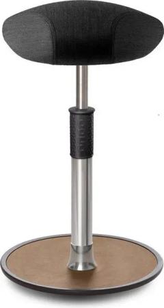 ONGO Bürostuhl Sitz- Stehhocker Free Tall Triangel kvadrat Remix Anthrazit Chrom /Na.