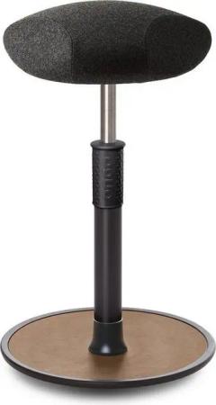 ONGO Bürostuhl Sitz- Stehhocker Free Tall Triangel kvadrat Divina Mel. Anthrazit sw..