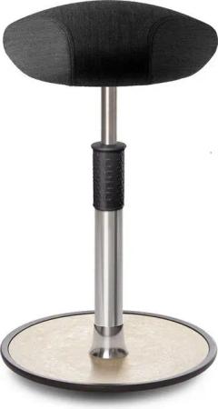 ONGO Bürostuhl Sitz- Stehhocker Free Tall Triangel kvadrat Remix Anthrazit chrom /cr.