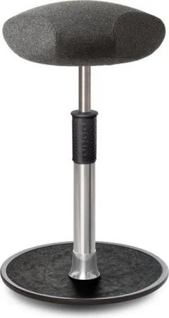 ONGO Bürostuhl Sitz- Stehhocker Free Tall Triangel kvadrat Divina Mel. Grau Chrom /sc